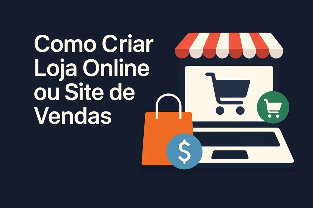 Como Criar Loja Online ou Site de Vendas