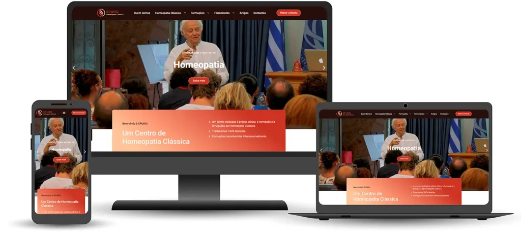 Criação do site Centro de Homeopatia